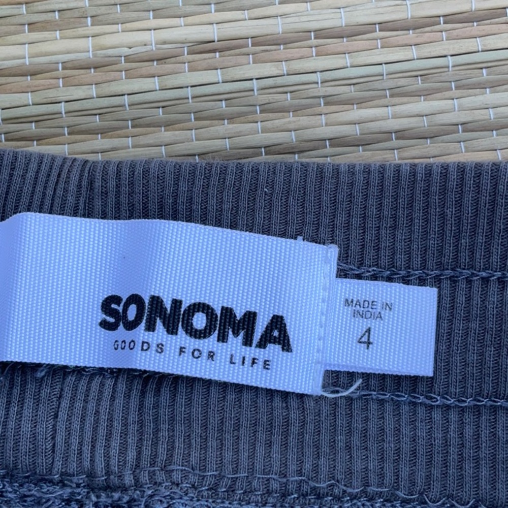 Sonoma Goods For Life Gray Camouflage Women's Shorts Size 4 - Picture 7 of 11